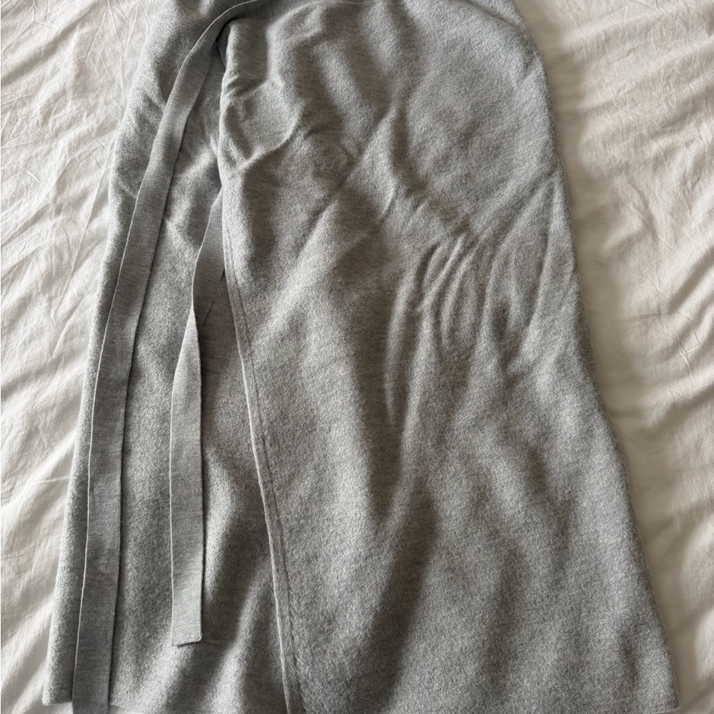 Aritzia knoll Light Gray Maxi Skirt